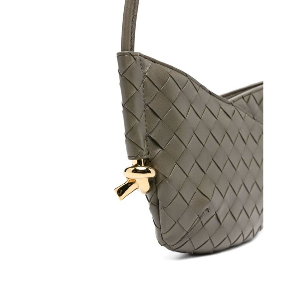 Bottega Veneta Women Solstice Baby Leather Shoulder Bag - Picture 2 of 4